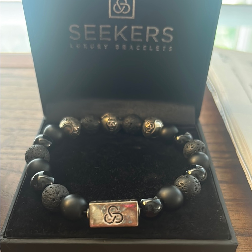 Black and Silver Luxury Bracelet